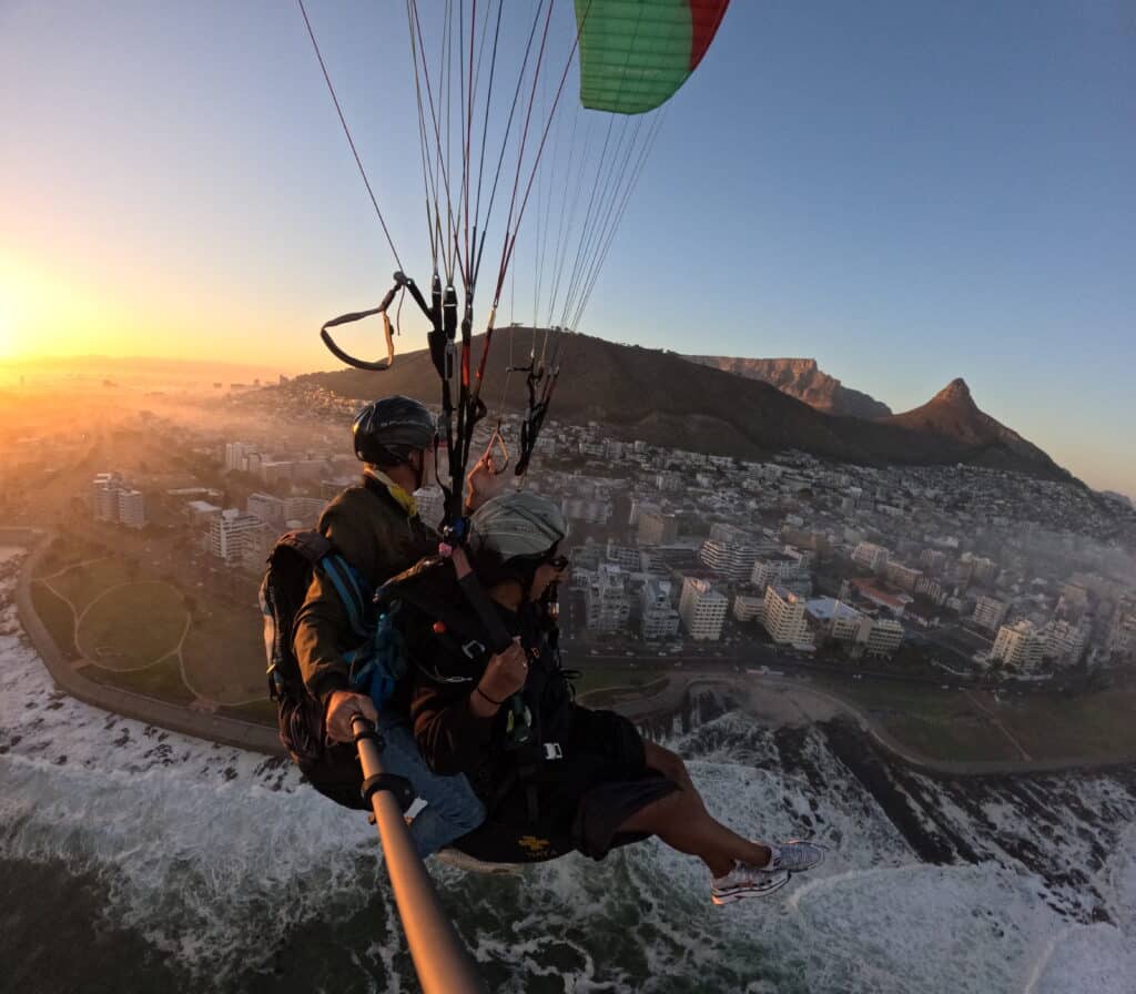 Sea point tandem paragliding